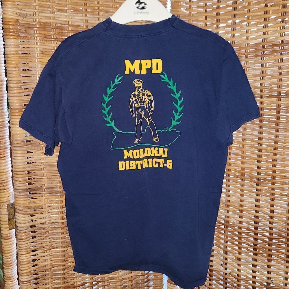 Maui Police Department Molokai District 5 Shirt L